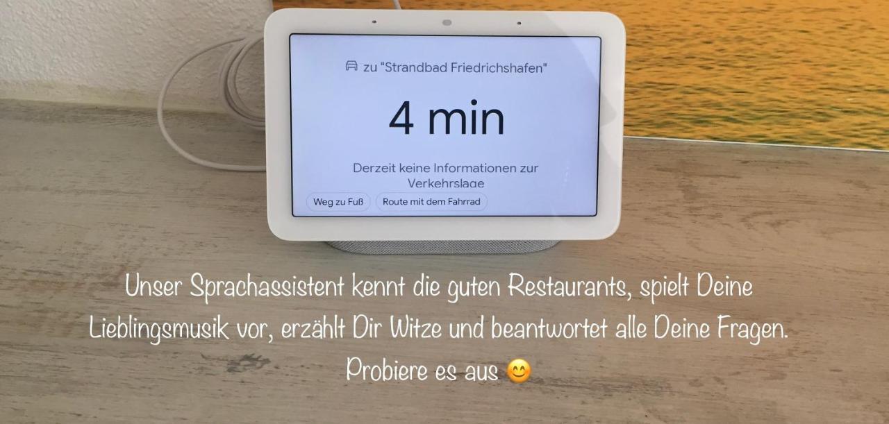 Am Bodensee- Zentrale Lage, Free Parking And Wifi, 109 M2, Privater Garten, 7 Gaeste, 2x Kingsize Boxspringbett, Familienfreundlich *