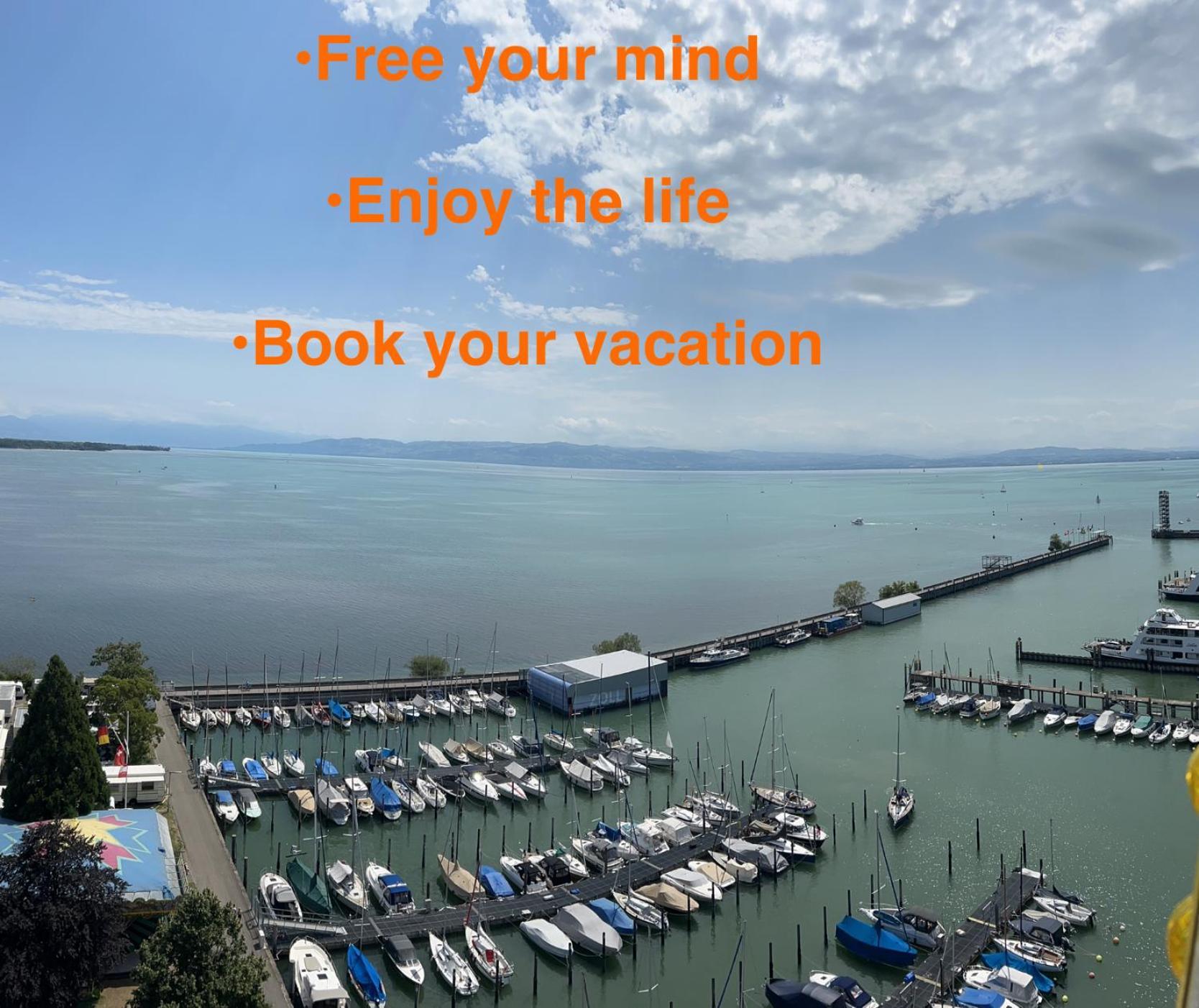 Appartement Am Bodensee- Zentrale Lage, Free Parking And Wifi, 109 M2, Privater Garten, 7 Gaeste, 2x Kingsize Boxspringbett, Familienfreundlich FDH